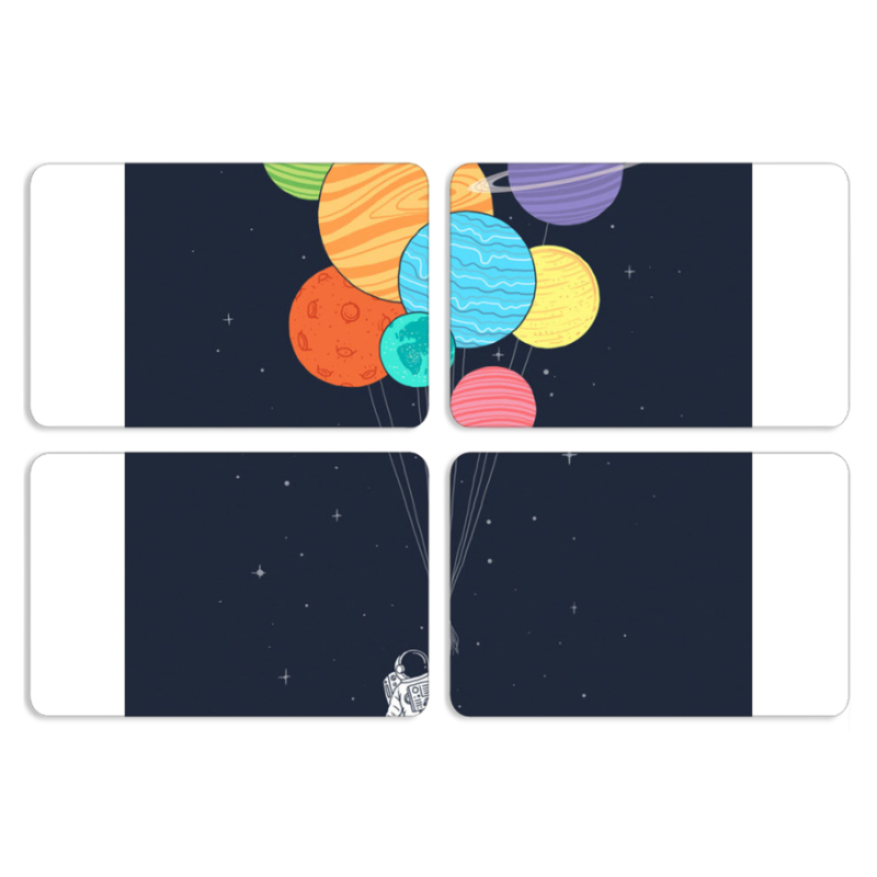 Магнитные фотопазлы 80 на 50 набор 4 штуки 