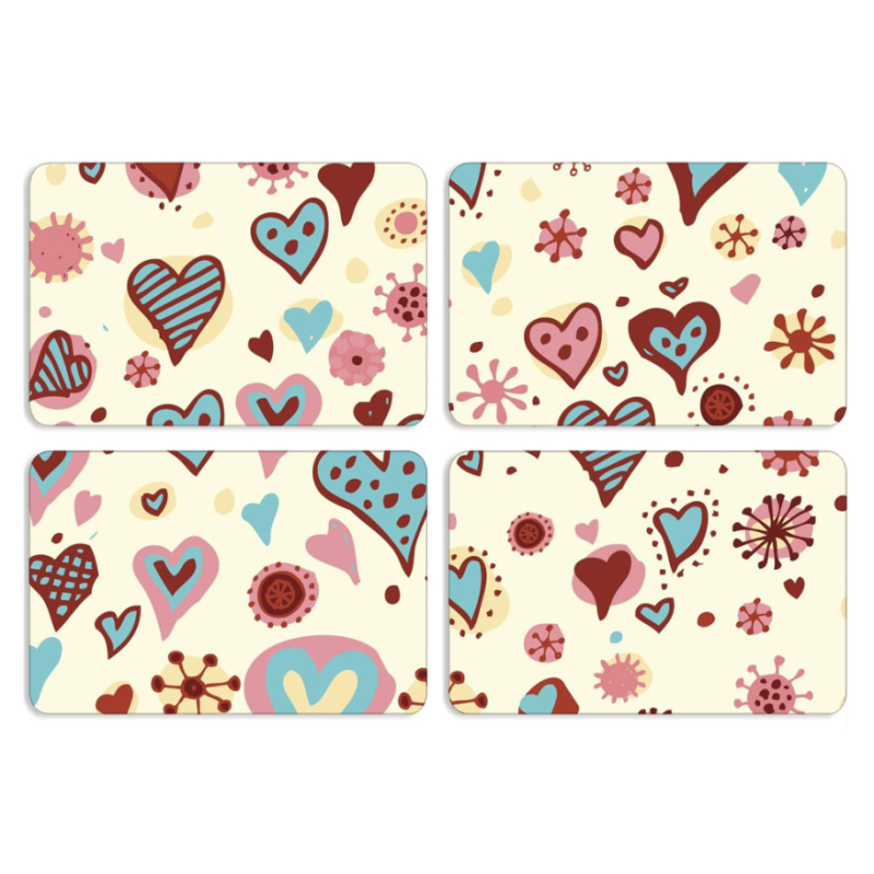 Магнитные фотопазлы 80 на 50 набор 4 штуки Be my Valentine