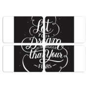 Магнитные фотопазлы 80 на 50 набор 4 штуки 