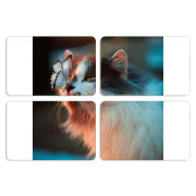 Магнитные фотопазлы 80 на 50 набор 4 штуки 