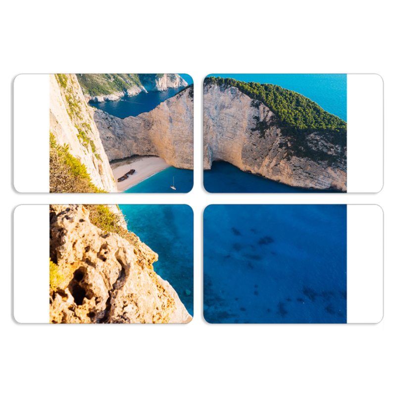 Магнитные фотопазлы 80 на 50 набор 4 штуки 