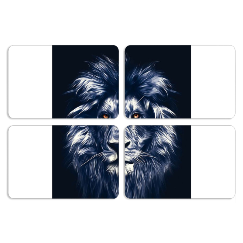 Магнитные фотопазлы 80 на 50 набор 4 штуки 