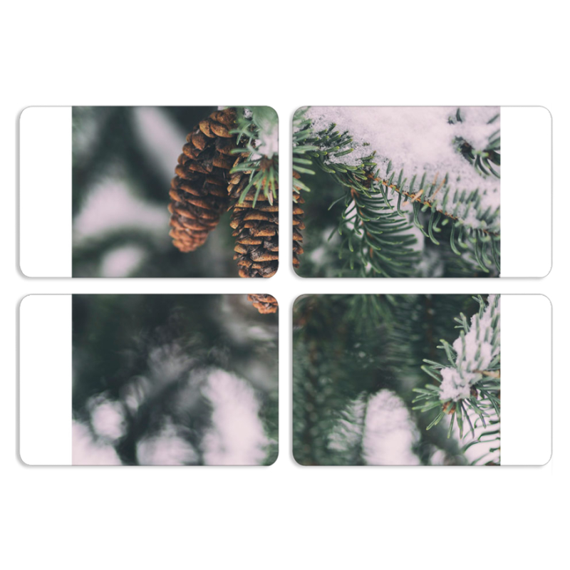 Магнитные фотопазлы 80 на 50 набор 4 штуки 