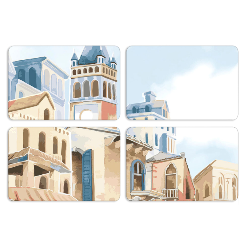 Магнитные фотопазлы 80 на 50 набор 4 штуки 