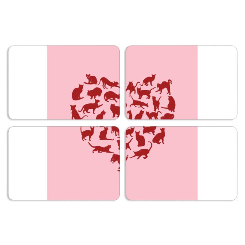 Магнитные фотопазлы 80 на 50 набор 4 штуки 