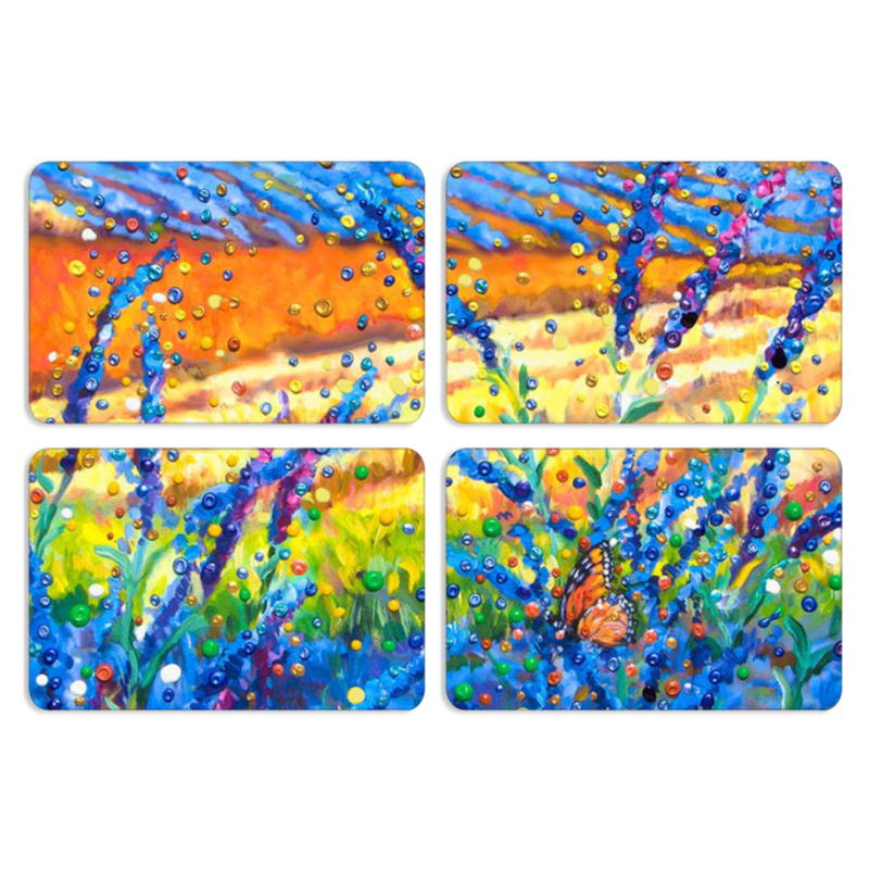 Магнитные фотопазлы 80 на 50 набор 4 штуки 