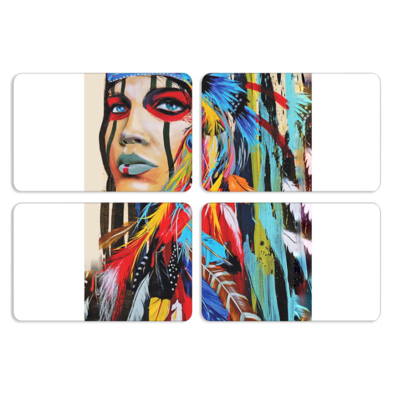 Магнитные фотопазлы 80 на 50 набор 4 штуки 