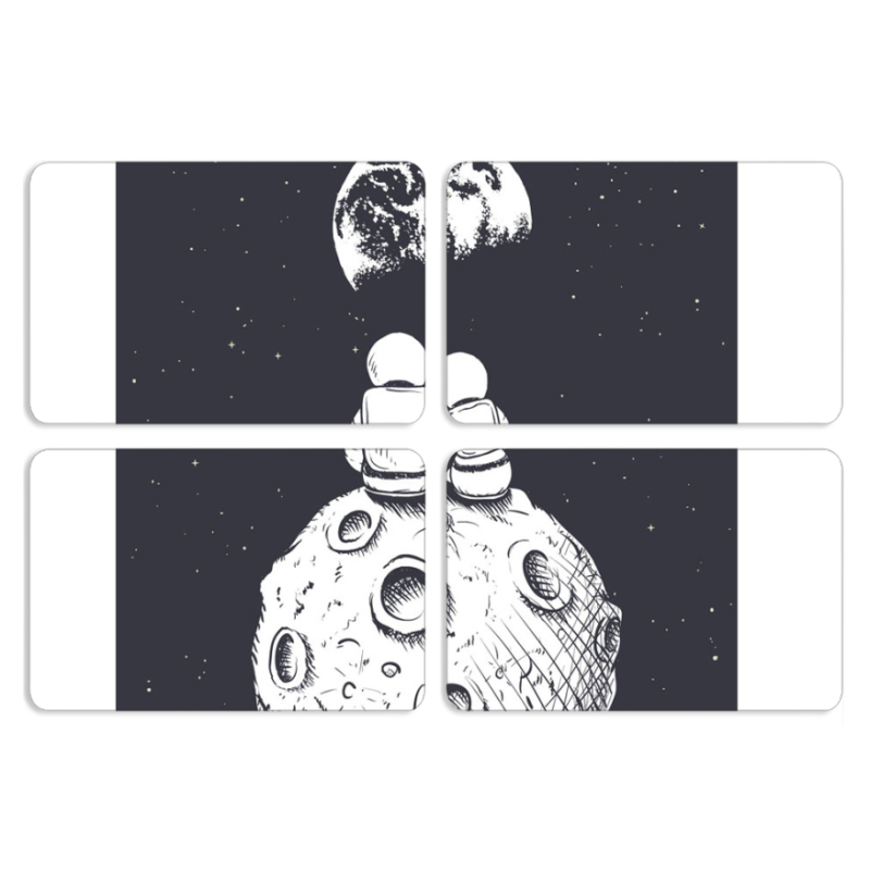 Магнитные фотопазлы 80 на 50 набор 4 штуки 