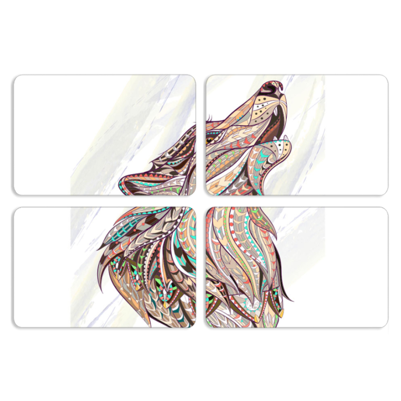 Магнитные фотопазлы 80 на 50 набор 4 штуки 