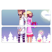 Магнитные фотопазлы 80 на 50 набор 4 штуки 