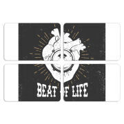 Магнитные фотопазлы 80 на 50 набор 4 штуки 