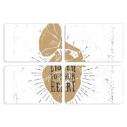 Магнитные фотопазлы 80 на 50 набор 4 штуки 