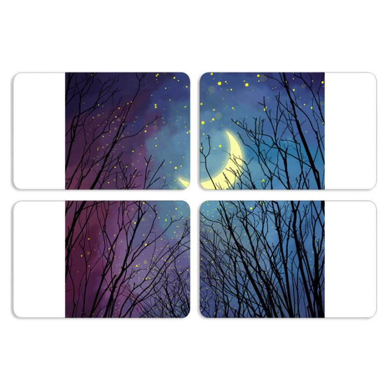 Магнитные фотопазлы 80 на 50 набор 4 штуки 