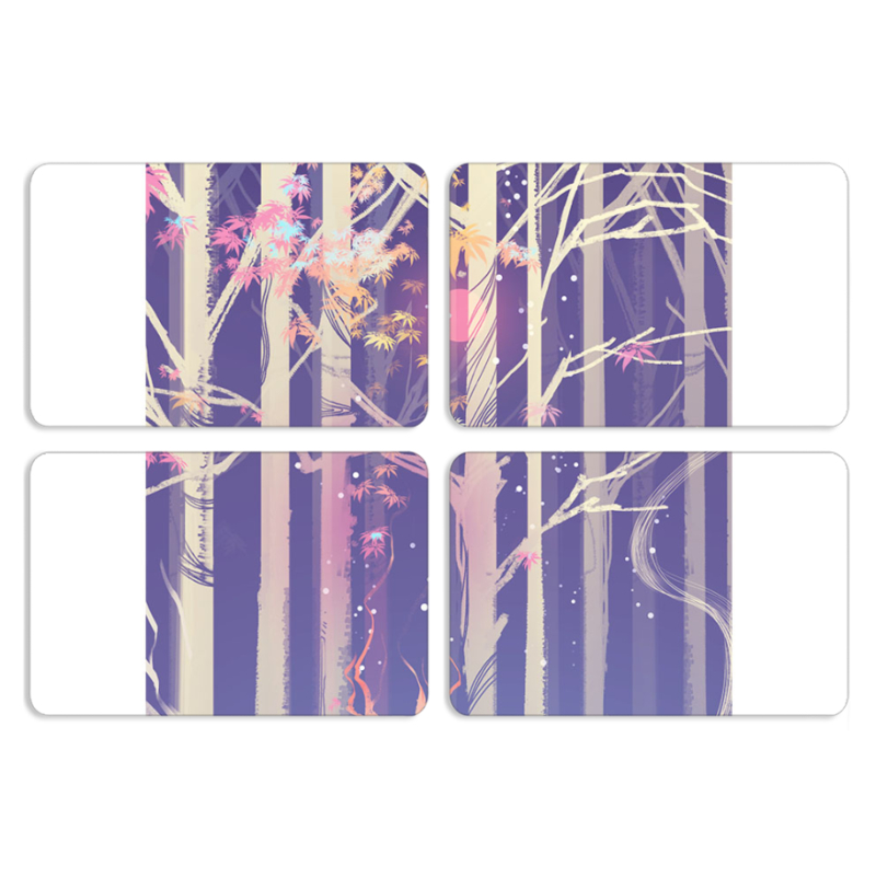 Магнитные фотопазлы 80 на 50 набор 4 штуки 