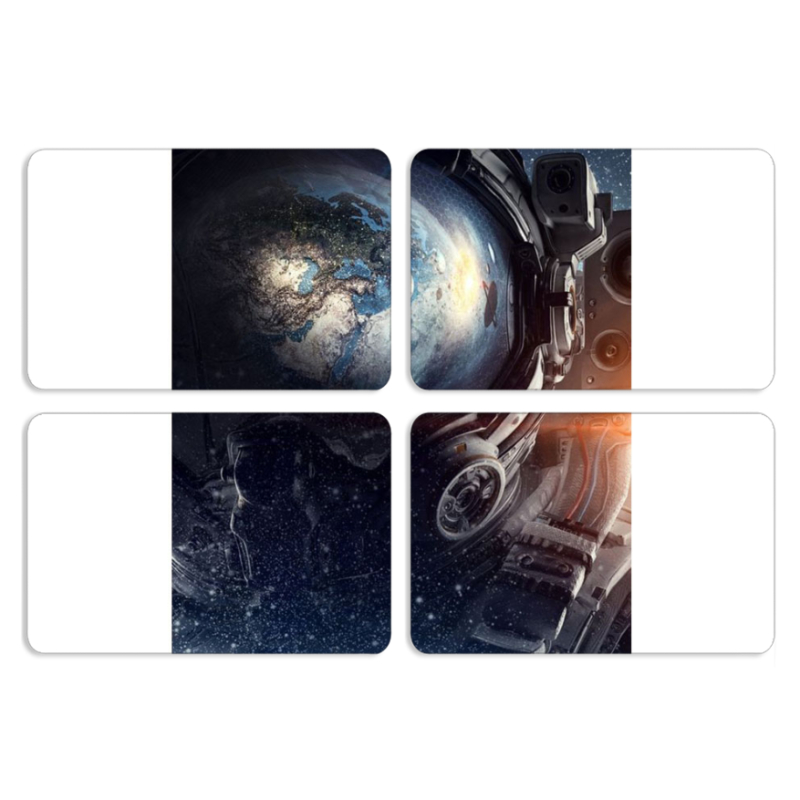 Магнитные фотопазлы 80 на 50 набор 4 штуки 