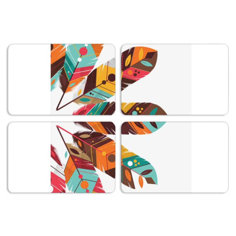 Магнитные фотопазлы 80 на 50 набор 4 штуки 