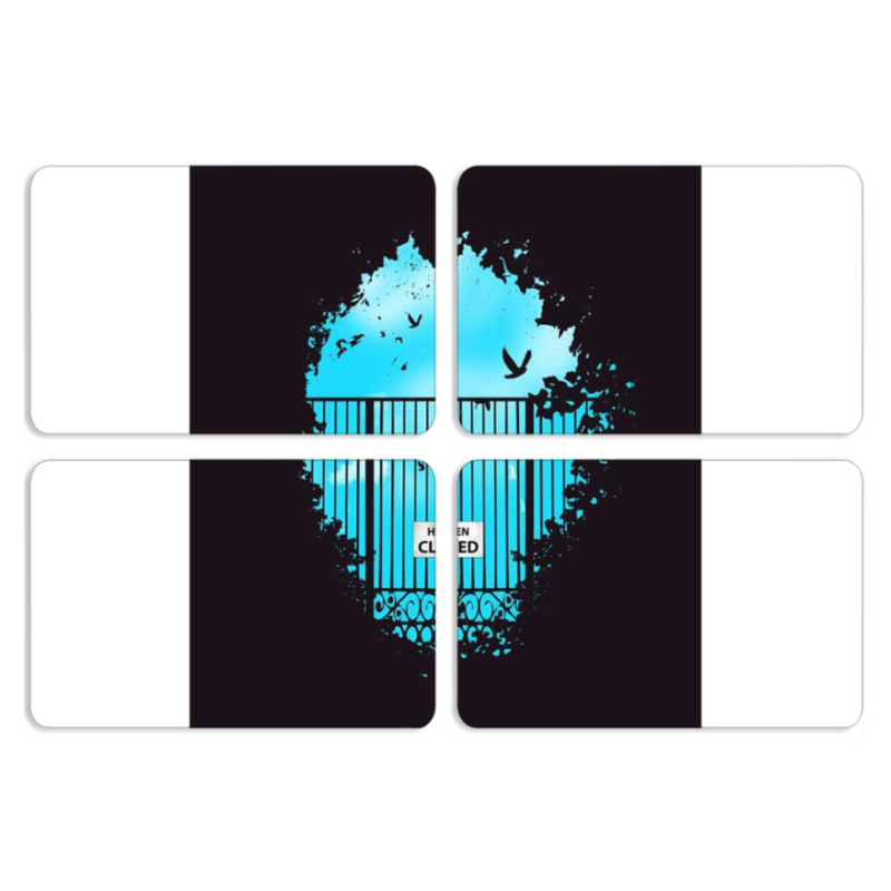 Магнитные фотопазлы 80 на 50 набор 4 штуки 