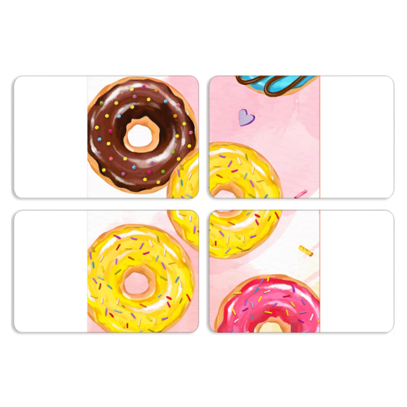 Магнитные фотопазлы 80 на 50 набор 4 штуки 