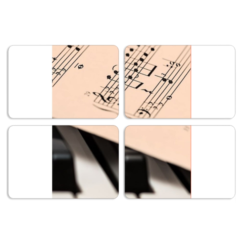 Магнитные фотопазлы 80 на 50 набор 4 штуки 