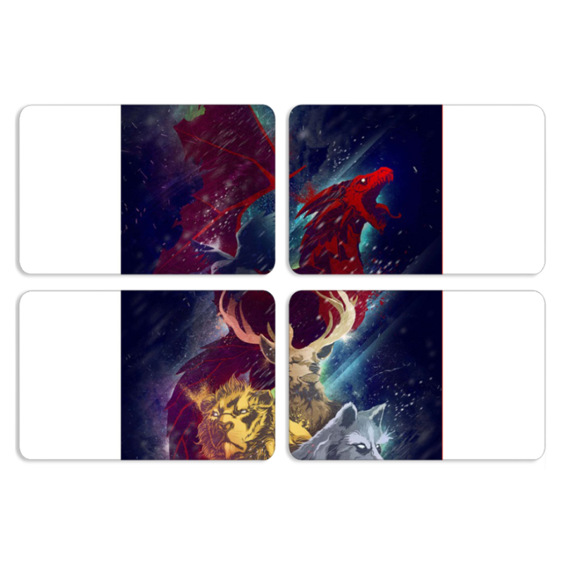 Магнитные фотопазлы 80 на 50 набор 4 штуки 