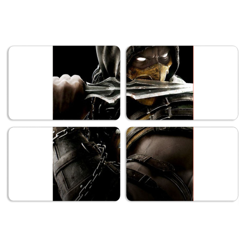 Магнитные фотопазлы 80 на 50 набор 4 штуки 