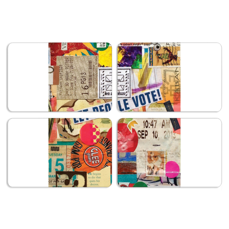 Магнитные фотопазлы 80 на 50 набор 4 штуки 