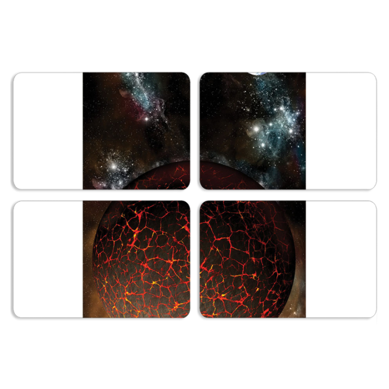 Магнитные фотопазлы 80 на 50 набор 4 штуки 