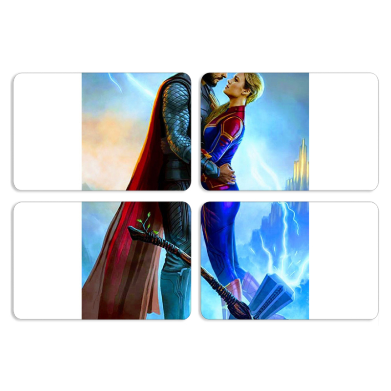 Магнитные фотопазлы 80 на 50 набор 4 штуки 