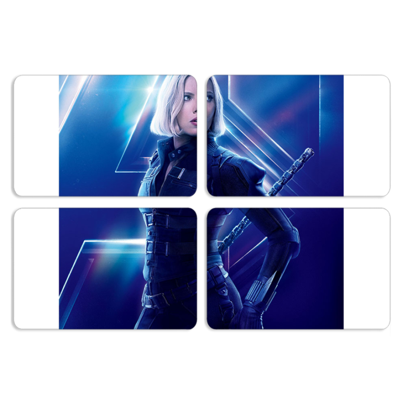 Магнитные фотопазлы 80 на 50 набор 4 штуки 