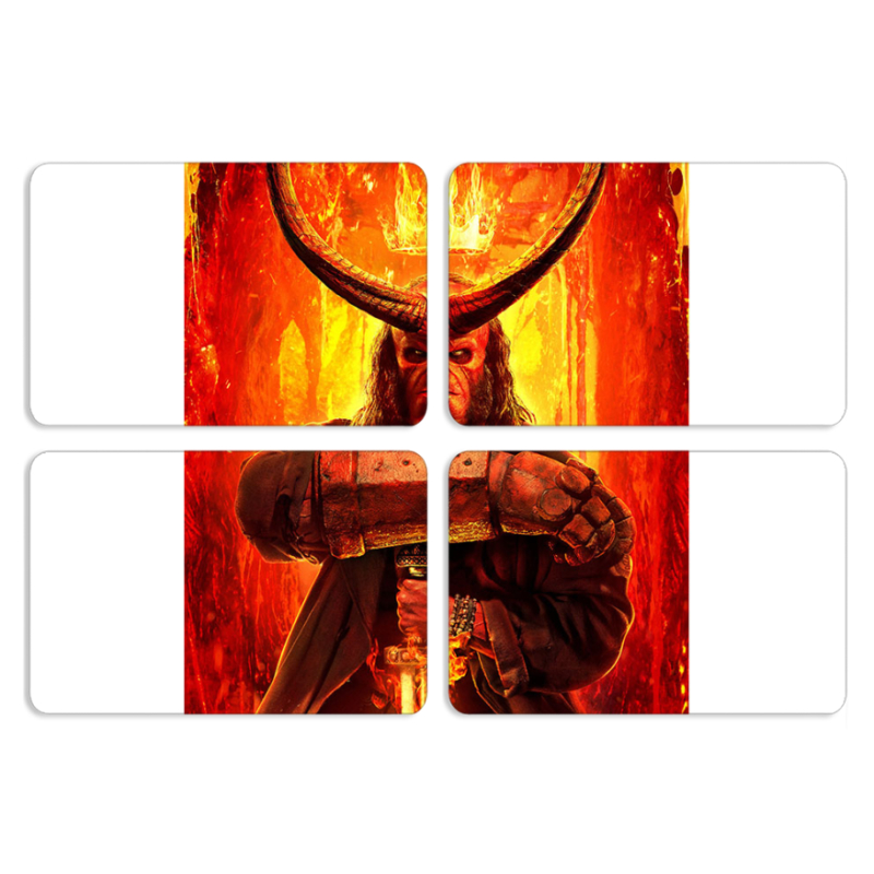 Магнитные фотопазлы 80 на 50 набор 4 штуки 