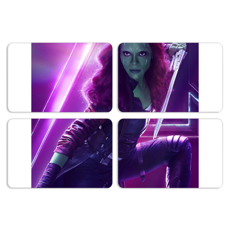 Магнитные фотопазлы 80 на 50 набор 4 штуки 