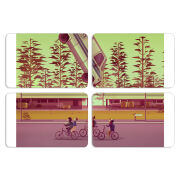 Магнитные фотопазлы 80 на 50 набор 4 штуки 