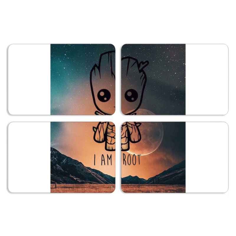 Магнитные фотопазлы 80 на 50 набор 4 штуки 