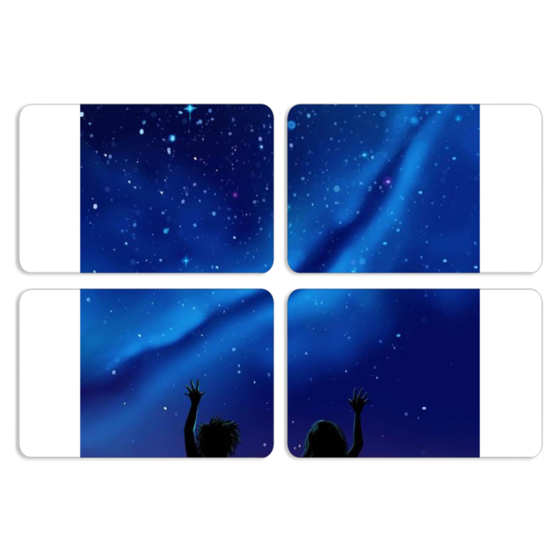 Магнитные фотопазлы 80 на 50 набор 4 штуки 