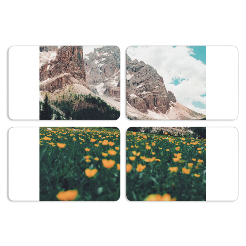 Магнитные фотопазлы 80 на 50 набор 4 штуки 