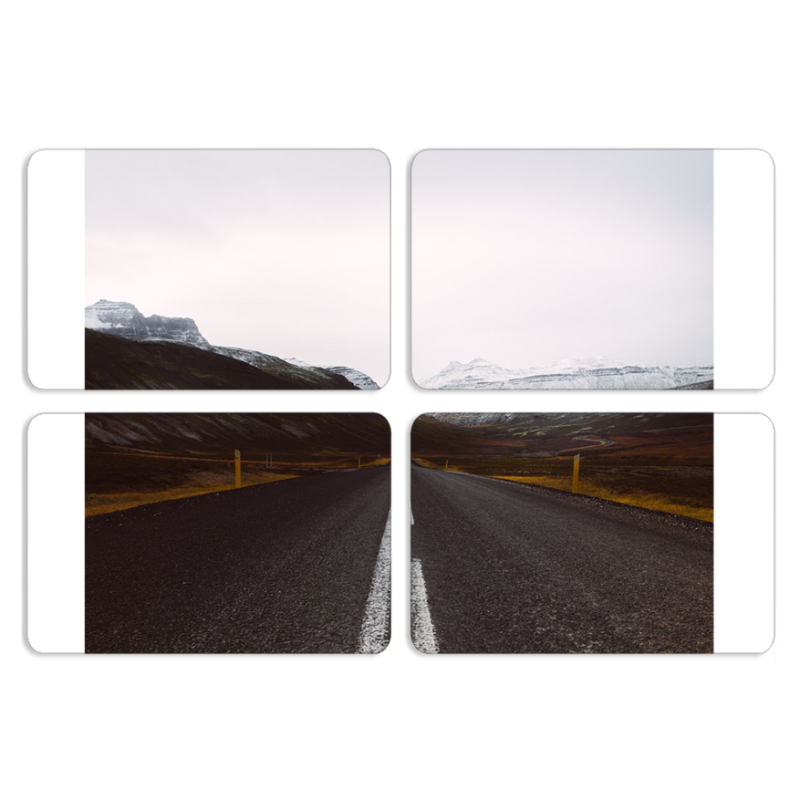 Магнитные фотопазлы 80 на 50 набор 4 штуки 