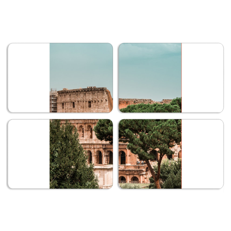 Магнитные фотопазлы 80 на 50 набор 4 штуки 