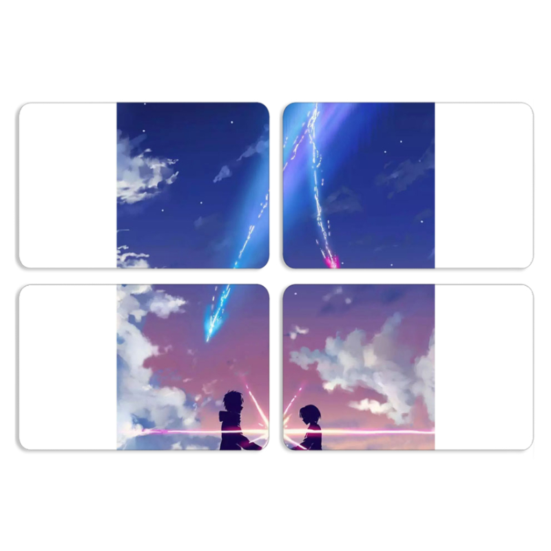 Магнитные фотопазлы 80 на 50 набор 4 штуки 