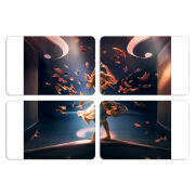 Магнитные фотопазлы 80 на 50 набор 4 штуки 