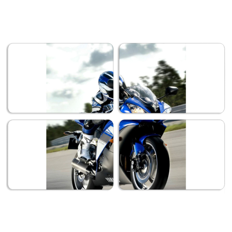 Магнитные фотопазлы 80 на 50 набор 4 штуки 