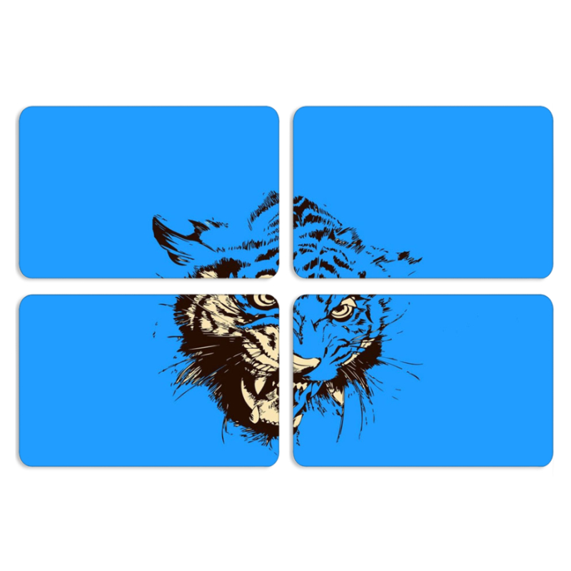 Магнитные фотопазлы 80 на 50 набор 4 штуки 