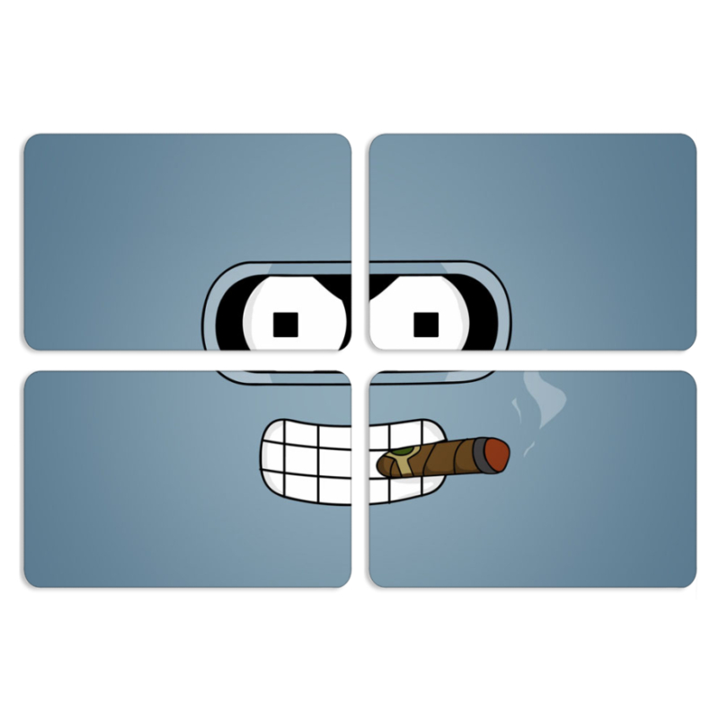 Магнитные фотопазлы 80 на 50 набор 4 штуки 