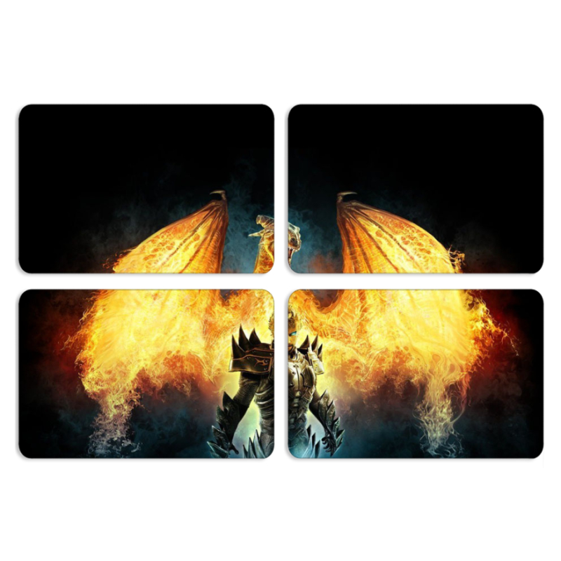 Магнитные фотопазлы 80 на 50 набор 4 штуки 