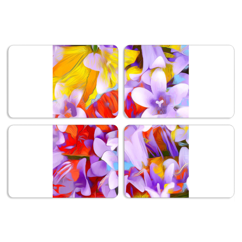 Магнитные фотопазлы 80 на 50 набор 4 штуки 