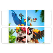 Магнитные фотопазлы 80 на 50 набор 4 штуки 