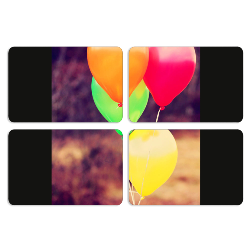 Магнитные фотопазлы 80 на 50 набор 4 штуки 