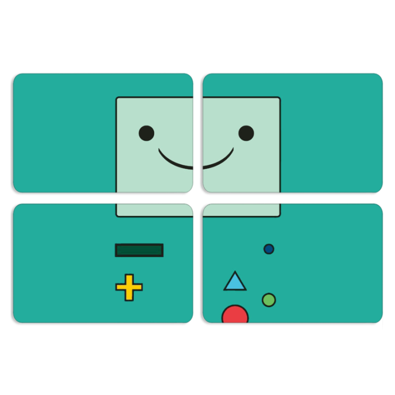 Магнитные фотопазлы 80 на 50 набор 4 штуки 