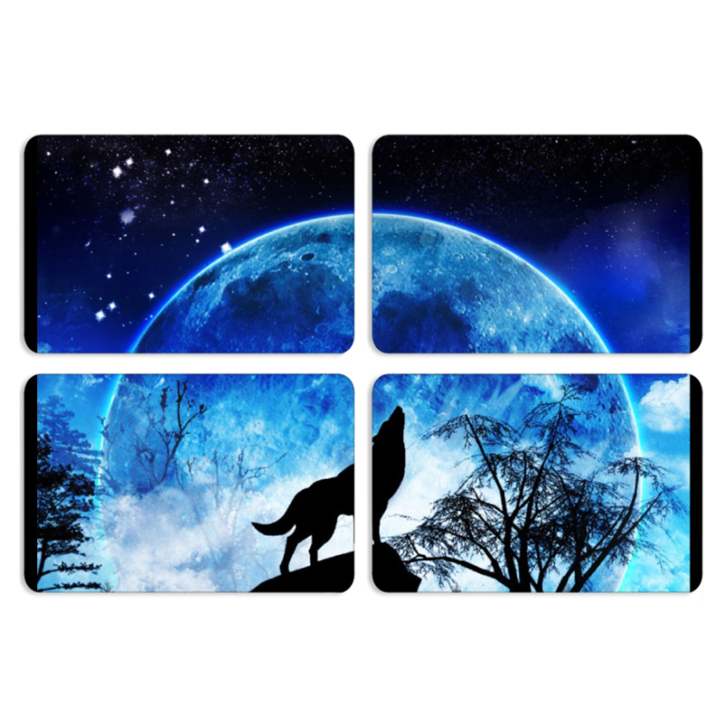 Магнитные фотопазлы 80 на 50 набор 4 штуки 