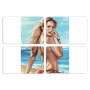 Магнитные фотопазлы 80 на 50 набор 4 штуки 