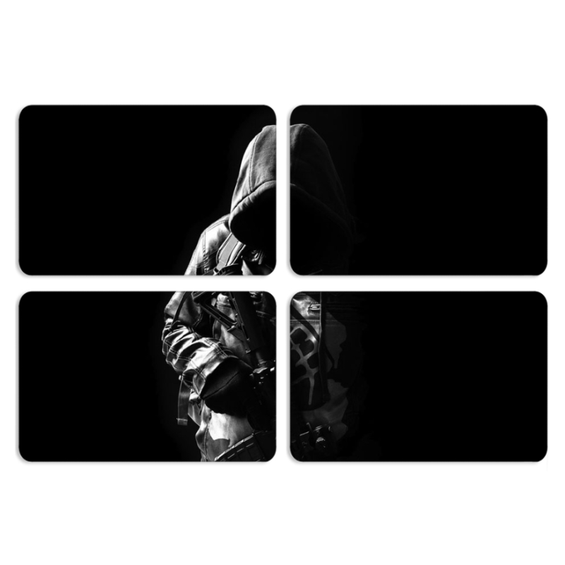 Магнитные фотопазлы 80 на 50 набор 4 штуки 